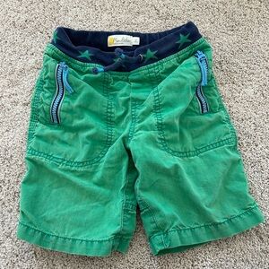 Mini Boden Green and Blue Kids Shorts